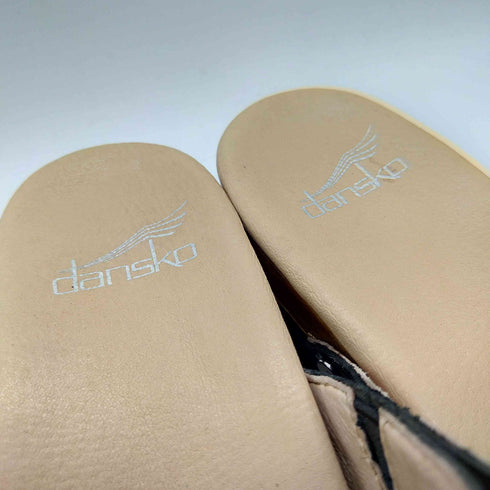 ダンスコ dansko MACI SANDAL Black Full Grain Leather マシ サンダル  ヒール ウェッジソールサンダル レディース EUR:38